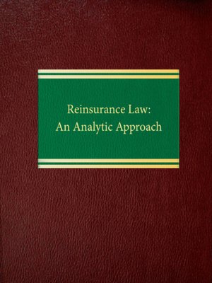 cover image of Reinsurance Law: An Analytic Approach